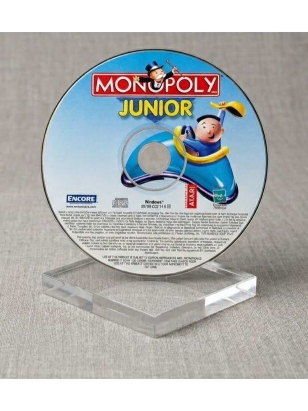 Monopoly Junior PC Game Hasbro Interactive Windows Amusement Park Kids